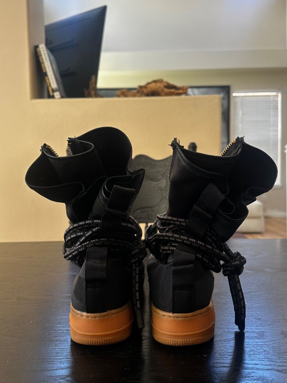 Nike SF Air Force 1 High Black Gum Size 13 SF AF1 HI New Without Box - Picture 3 of 6